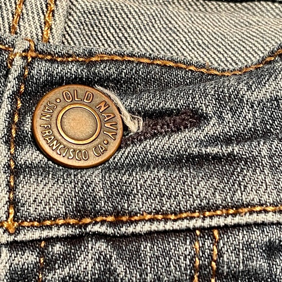 Old Navy Original Mid Rise Straight Leg Denim Jeans Women's 6 Short S945-125 - Picture 5 of 11